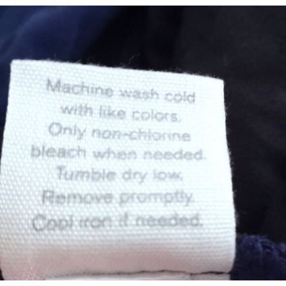 HANG TEN NAVY BLUE RUFFLE JUMPSUIT SZ.M EUC. - Picture 9 of 9